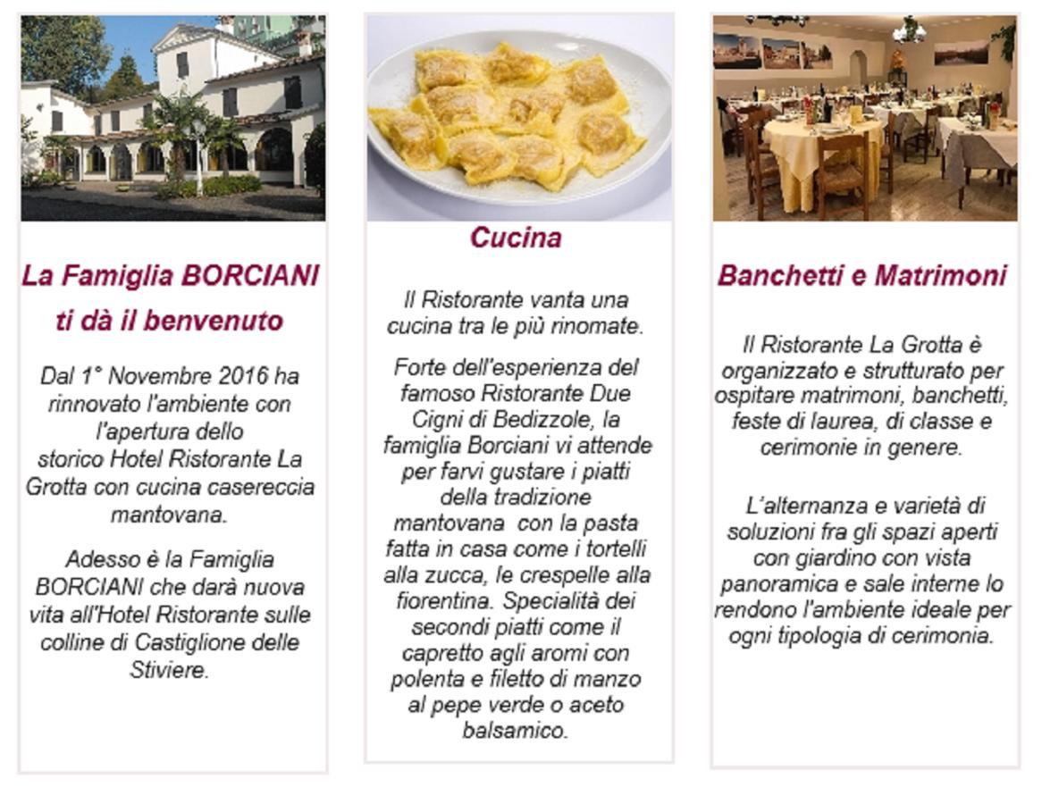 Hotel Ristorante La Grotta Кастильоне-делле-Стивьере Экстерьер фото